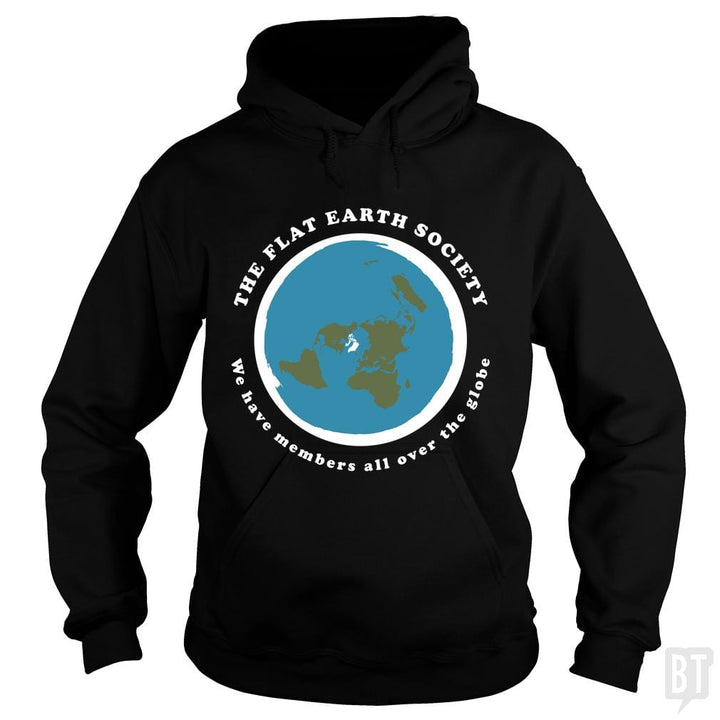 Flat Earth Society - BustedTees.com