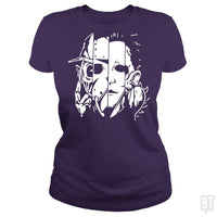 Load image into Gallery viewer, Horror Movie Mashup T Shirt - BustedTees.com

