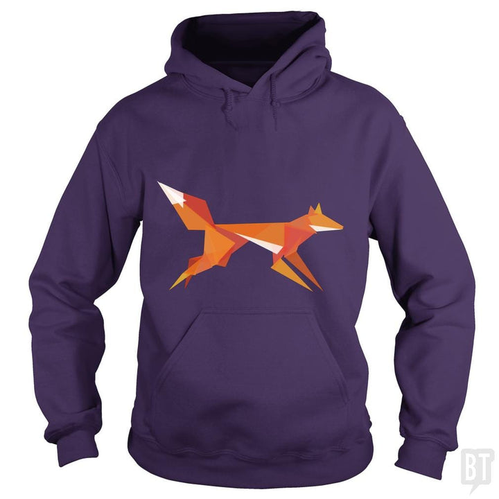 Fractal Geometric Fox - BustedTees.com