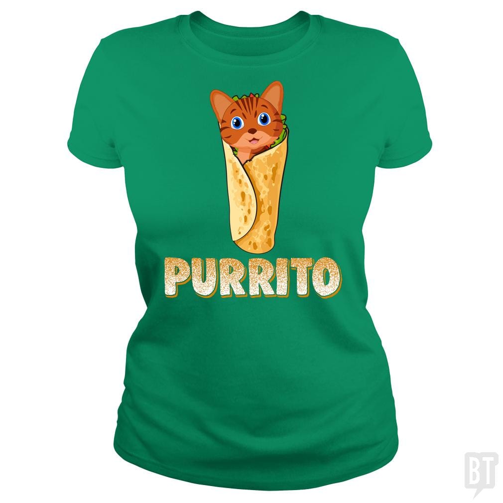 Purrito Cat - BustedTees.com