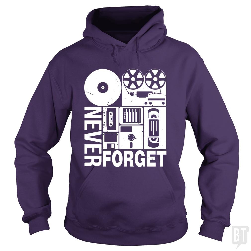 Never Forget Cassette Tape Disk Floppy - BustedTees.com
