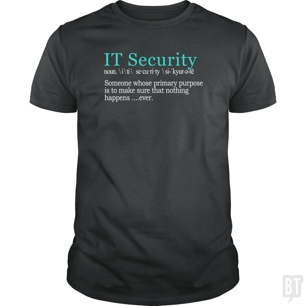 Best Funny IT Security Cybersecurity Definition Gi - BustedTees.com