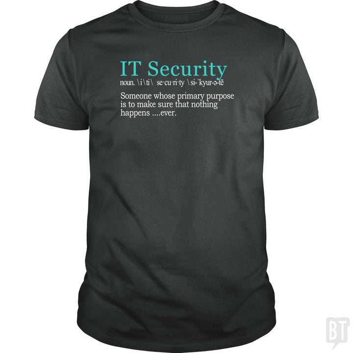 Best Funny IT Security Cybersecurity Definition Gi - BustedTees.com