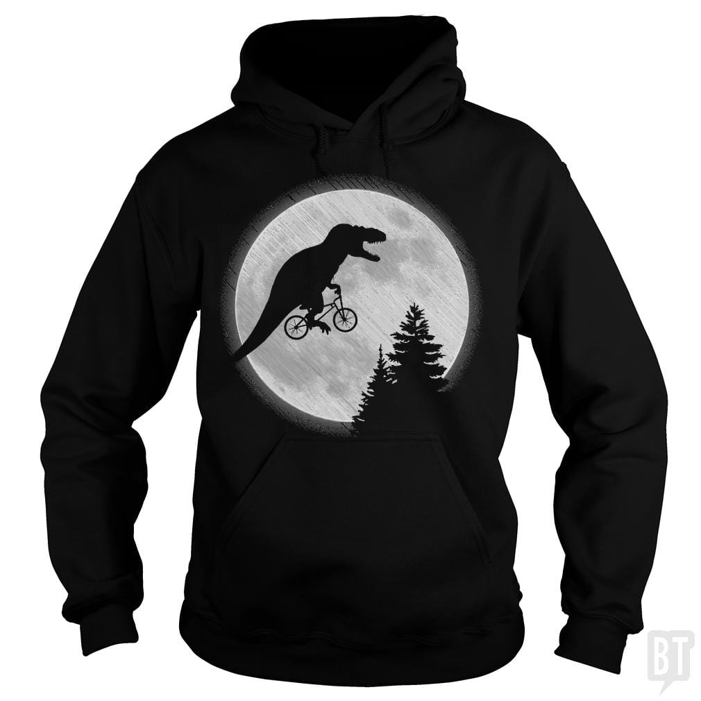 Dino Goes To The Moon - BustedTees.com