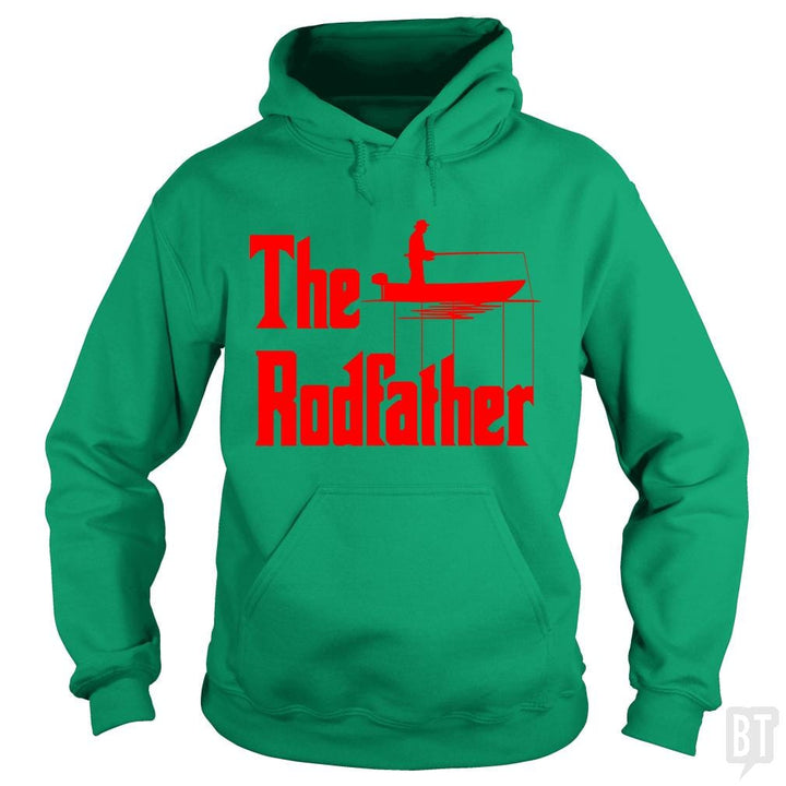 The Rodfather. Funny Fishing Tshirt for Fisherman - BustedTees.com