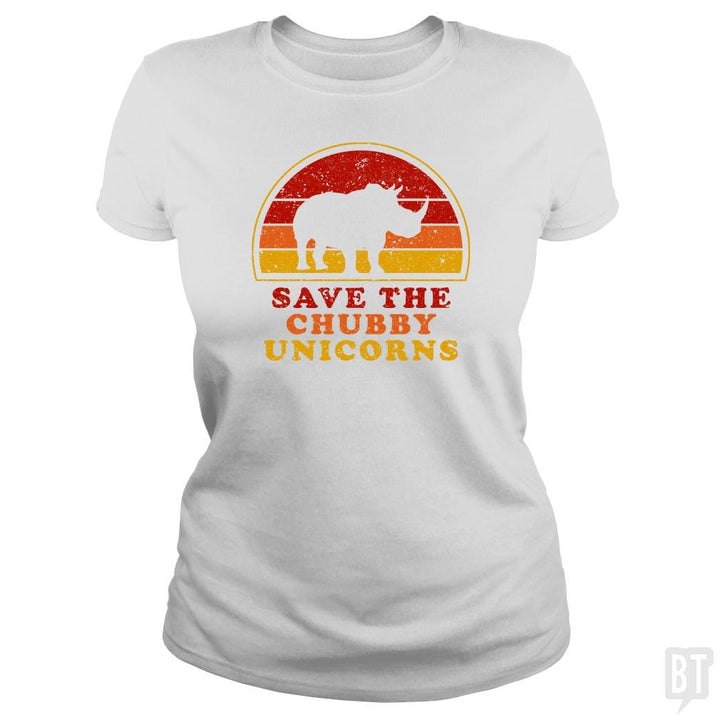 Save The Chubby Unicorns - BustedTees.com