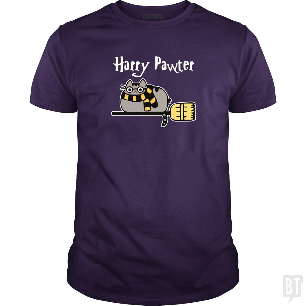 Harry Pawter Shirt Paw Cat Lover Fantasy - BustedTees.com