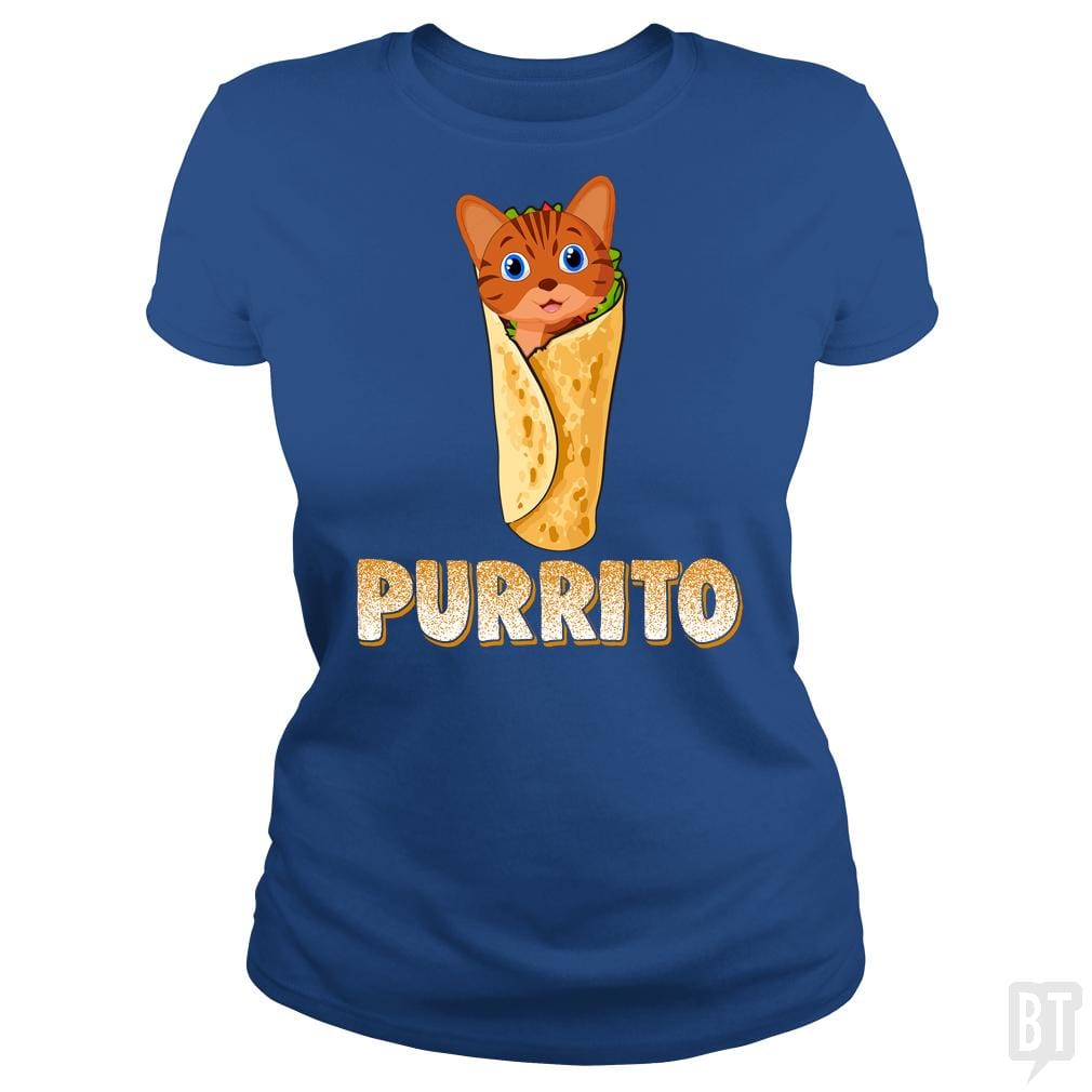 Purrito Cat - BustedTees.com