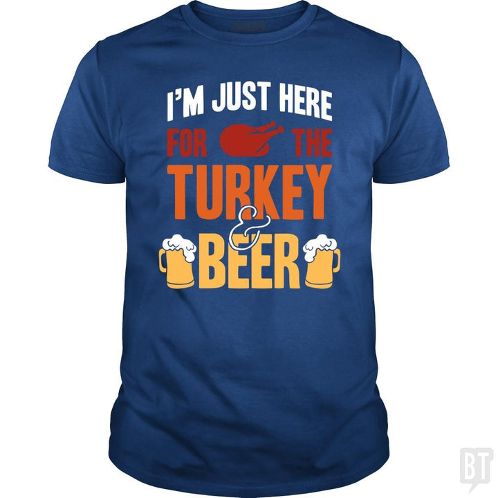 Turkey And Beer - BustedTees.com