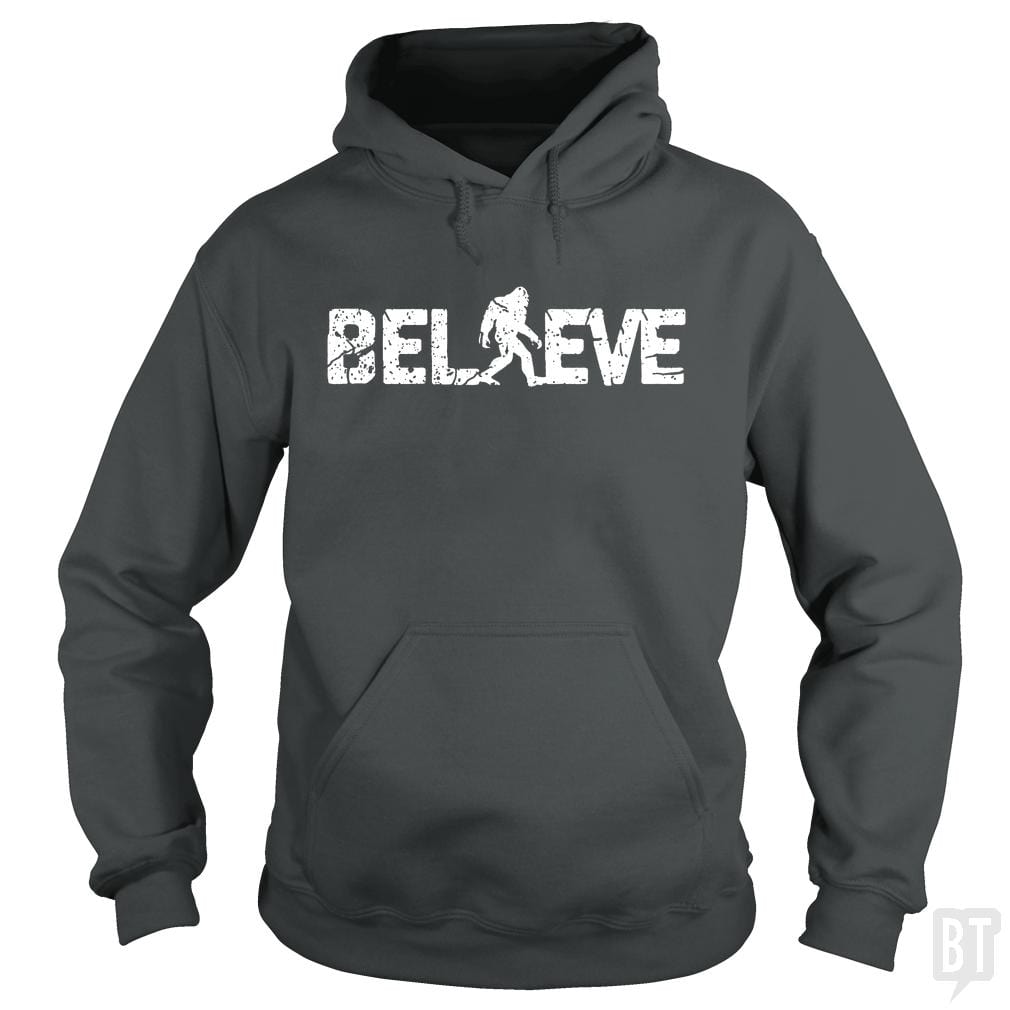 Believe Bigfoot - BustedTees.com