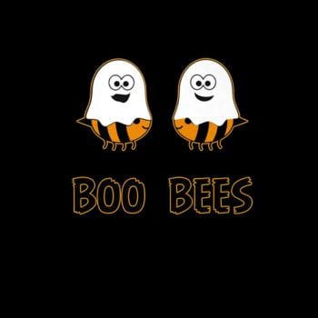 Boo Bees Halloween Ghosts and Bees