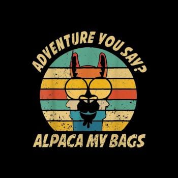 Vintage Alpaca Adventure You Say? Alpaca My Bags