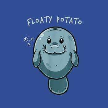 Floaty Potato Funny Manatee Sea Animal Manatees Po