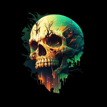 Splattered Skull