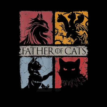 Father of Cats Shirt - Cat Lovers Cat Dad Fabulous