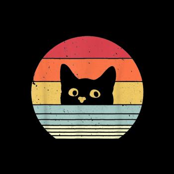 Cat Shirt Retro Style 