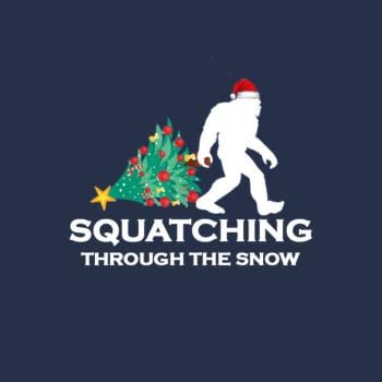 Funny Sasquatch Christmas Gift Squatching Bigfoot 