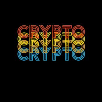 Vintage Cool Crypto Bitcoin Blockchain Retro