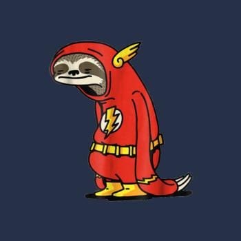 Funny Sloth Superhero