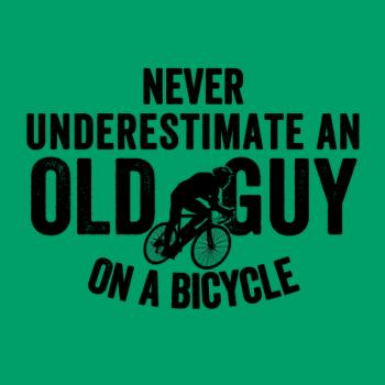 Never Underestimate An old Guy On A Bicycle