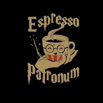 Espresso Patronum - Funny Harry Potter Coffee or Tea Cup 11 / 15 oz Mug for Wizards by BeeGeeTees 01303 (11 oz)