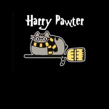 Harry Pawter Shirt Paw Cat Lover Fantasy