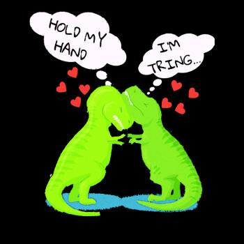 Hold My Hand T- Rex Couple