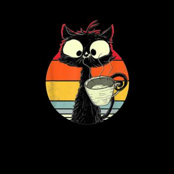 Retro Coffee Cat