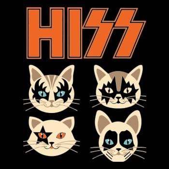 Cats Kittens Rock Rockin T-shirt 