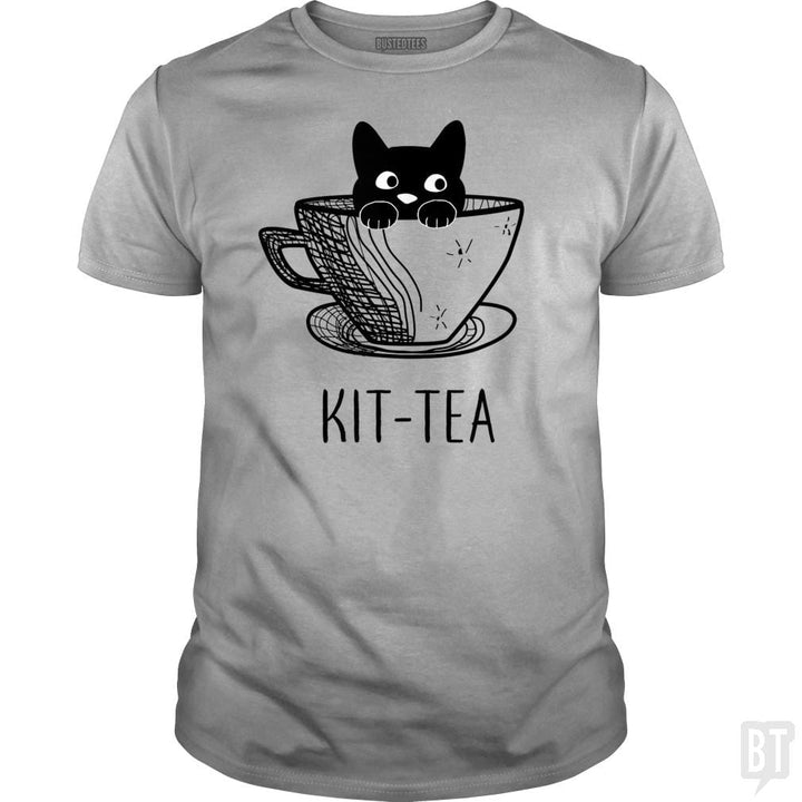 SunFrog-Busted Adames Classic Guys / Unisex Tee / Sport Grey / S Kit-Tea Funny Cat Lover