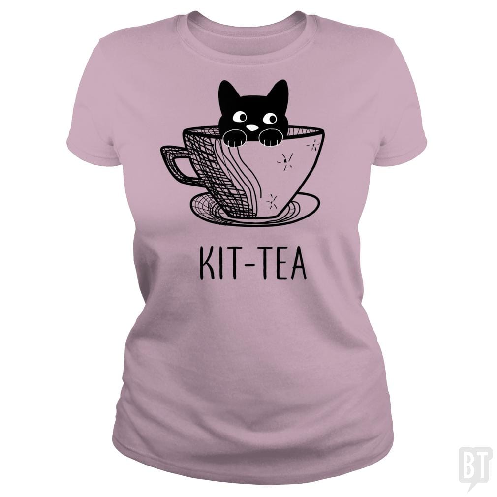 SunFrog-Busted Adames Classic Ladies Tee / Light Pink / S Kit-Tea Funny Cat Lover