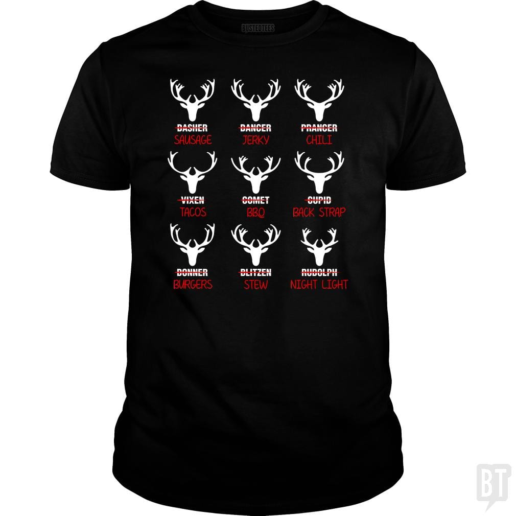 SunFrog-Busted Anjaka Classic Guys / Unisex Tee / Black / S Deer Emoticon