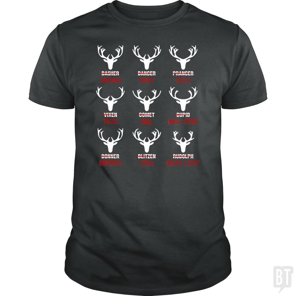 SunFrog-Busted Anjaka Classic Guys / Unisex Tee / Dark Heather / S Deer Emoticon