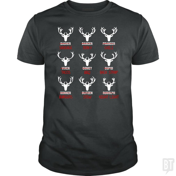 SunFrog-Busted Anjaka Classic Guys / Unisex Tee / Dark Heather / S Deer Emoticon