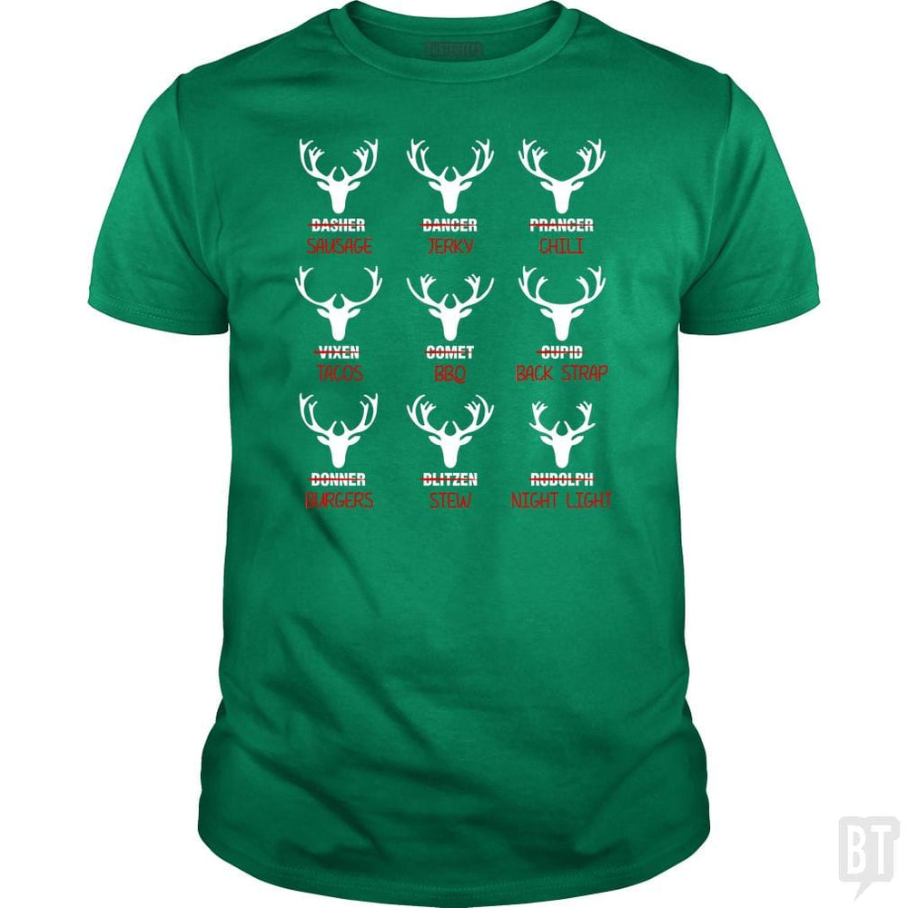 SunFrog-Busted Anjaka Classic Guys / Unisex Tee / Irish Green / S Deer Emoticon