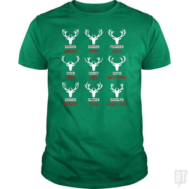 SunFrog-Busted Anjaka Classic Guys / Unisex Tee / Irish Green / S Deer Emoticon