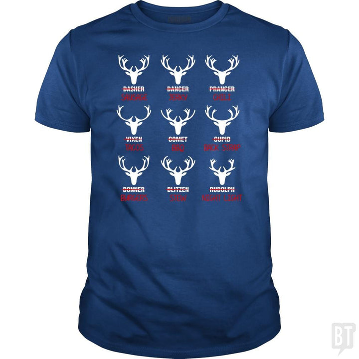 SunFrog-Busted Anjaka Classic Guys / Unisex Tee / Royal Blue / S Deer Emoticon