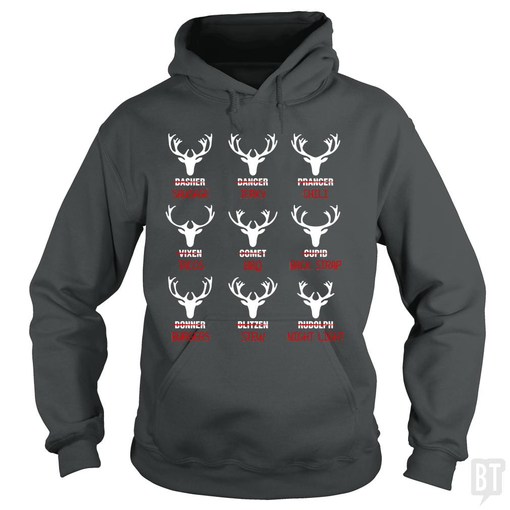 SunFrog-Busted Anjaka Hoodie / Dark Heather / S Deer Emoticon