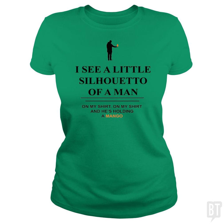 SunFrog-Busted Anjaka Classic Ladies Tee / Irish Green / S Funny Mango