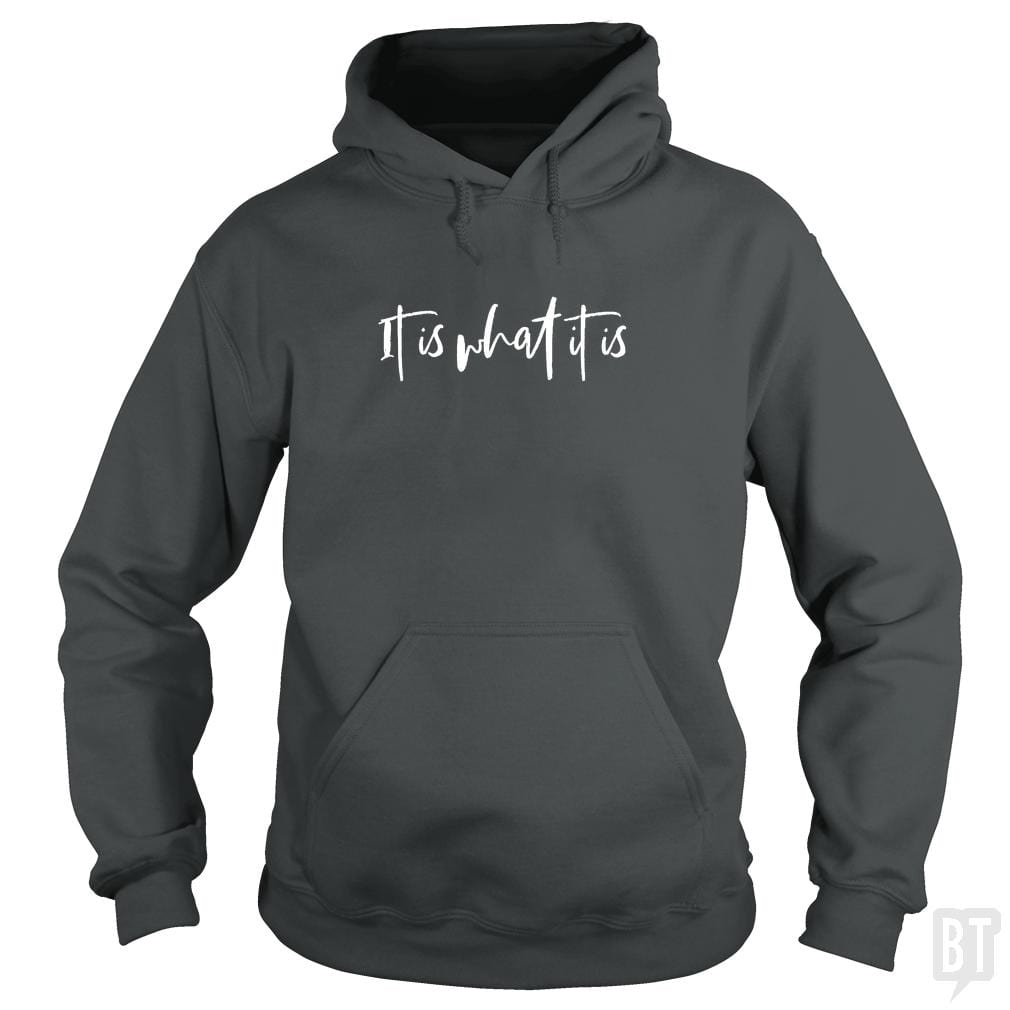SunFrog-Busted Anjaka Hoodie / Dark Heather / S It Is What It Is