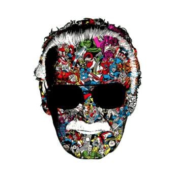 SunFrog-Busted Anjaka Stan Lee Man of Many Faces Shirt