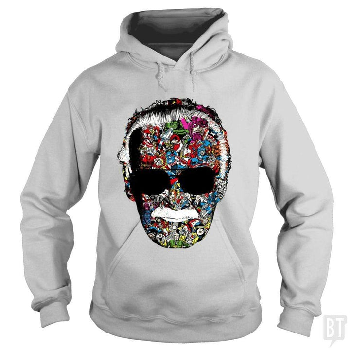 SunFrog-Busted Anjaka Hoodie / Sport Grey / S Stan Lee Man of Many Faces Shirt