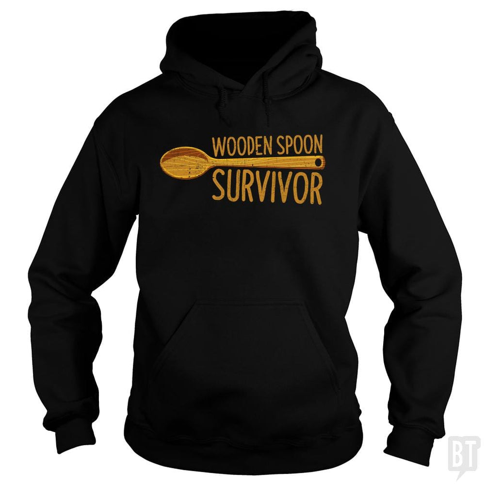 SunFrog-Busted Anjaka Hoodie / Black / S Wooden Spoon Survivor