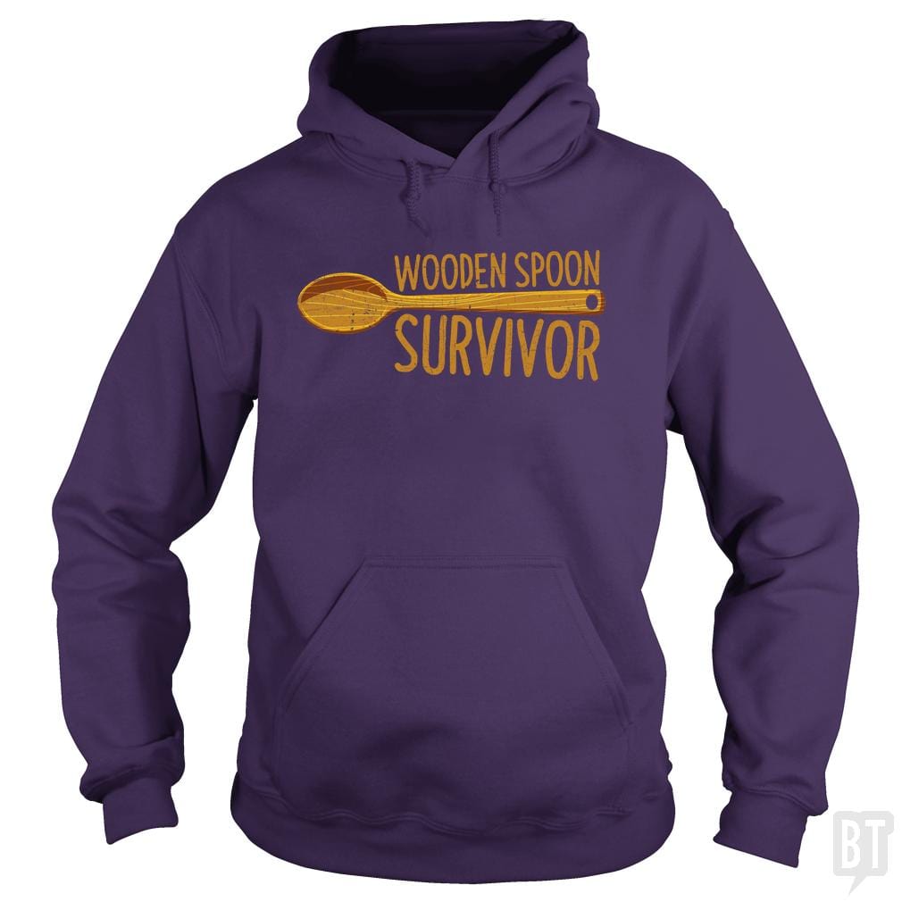 SunFrog-Busted Anjaka Hoodie / Purple / S Wooden Spoon Survivor