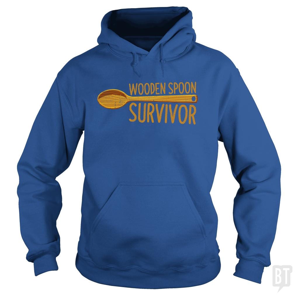 SunFrog-Busted Anjaka Hoodie / Royal Blue / S Wooden Spoon Survivor