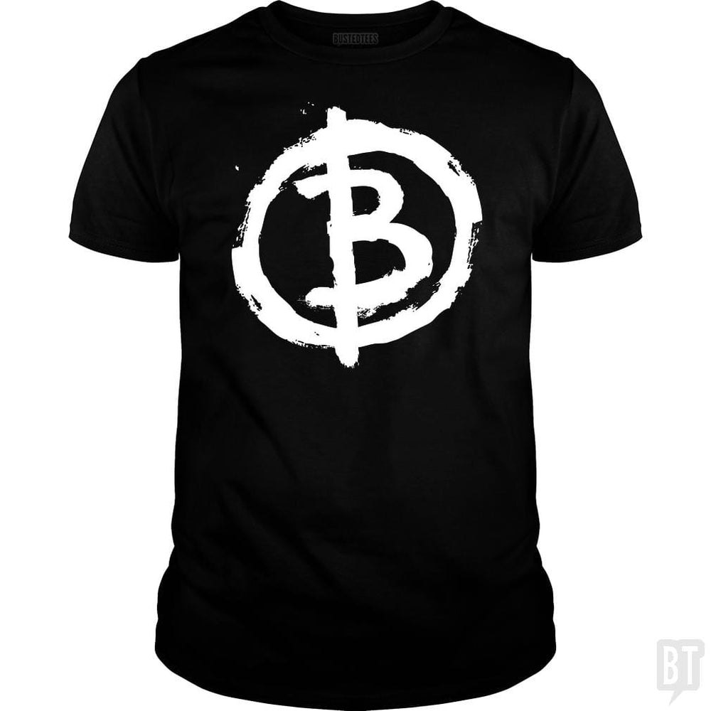 SunFrog-Busted Artpunk101 Classic Guys / Unisex Tee / Black / S Bitcoin Anarchist