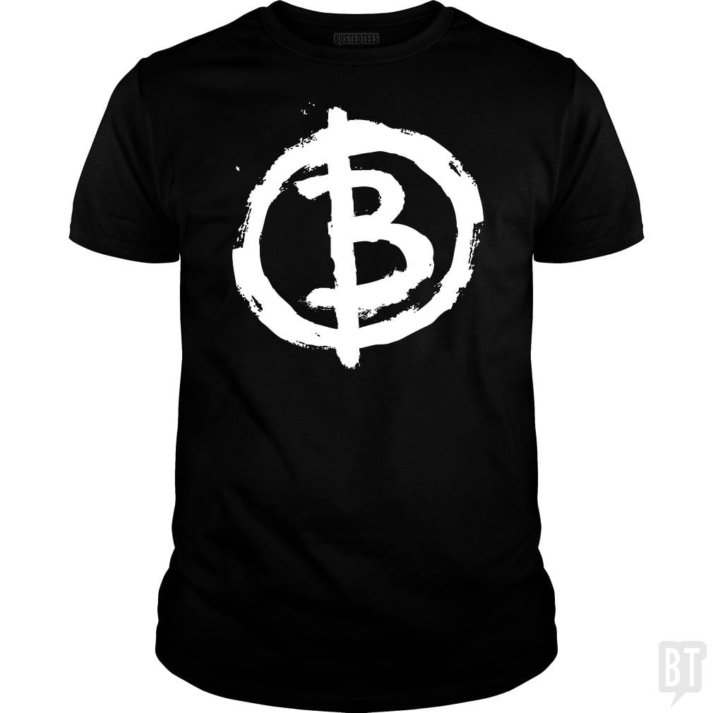 SunFrog-Busted Artpunk101 Classic Guys / Unisex Tee / Black / S Bitcoin Anarchist