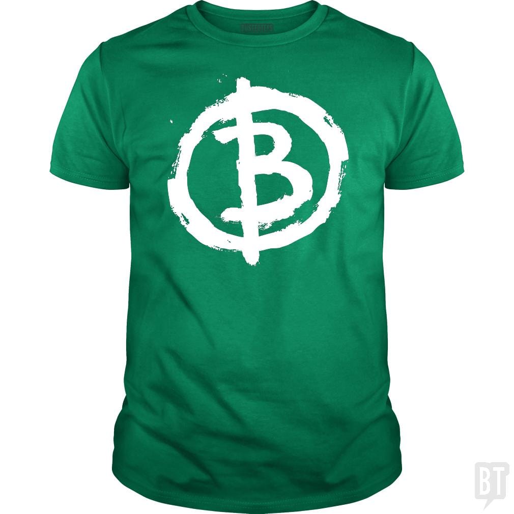 SunFrog-Busted Artpunk101 Classic Guys / Unisex Tee / Irish Green / S Bitcoin Anarchist