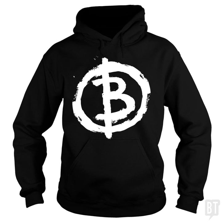 SunFrog-Busted Artpunk101 Hoodie / Black / S Bitcoin Anarchist