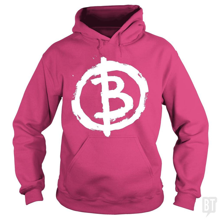 SunFrog-Busted Artpunk101 Hoodie / Heliconia / S Bitcoin Anarchist